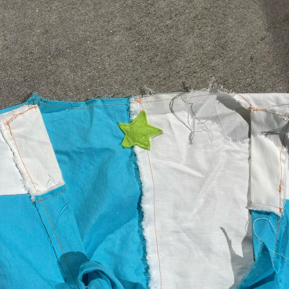 💙 Handmade Checker Blouse - Picture 2 of 3